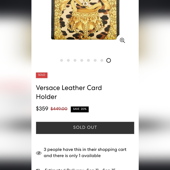 Versace Medusa Wallet *RARE* - Picture 3 of 7